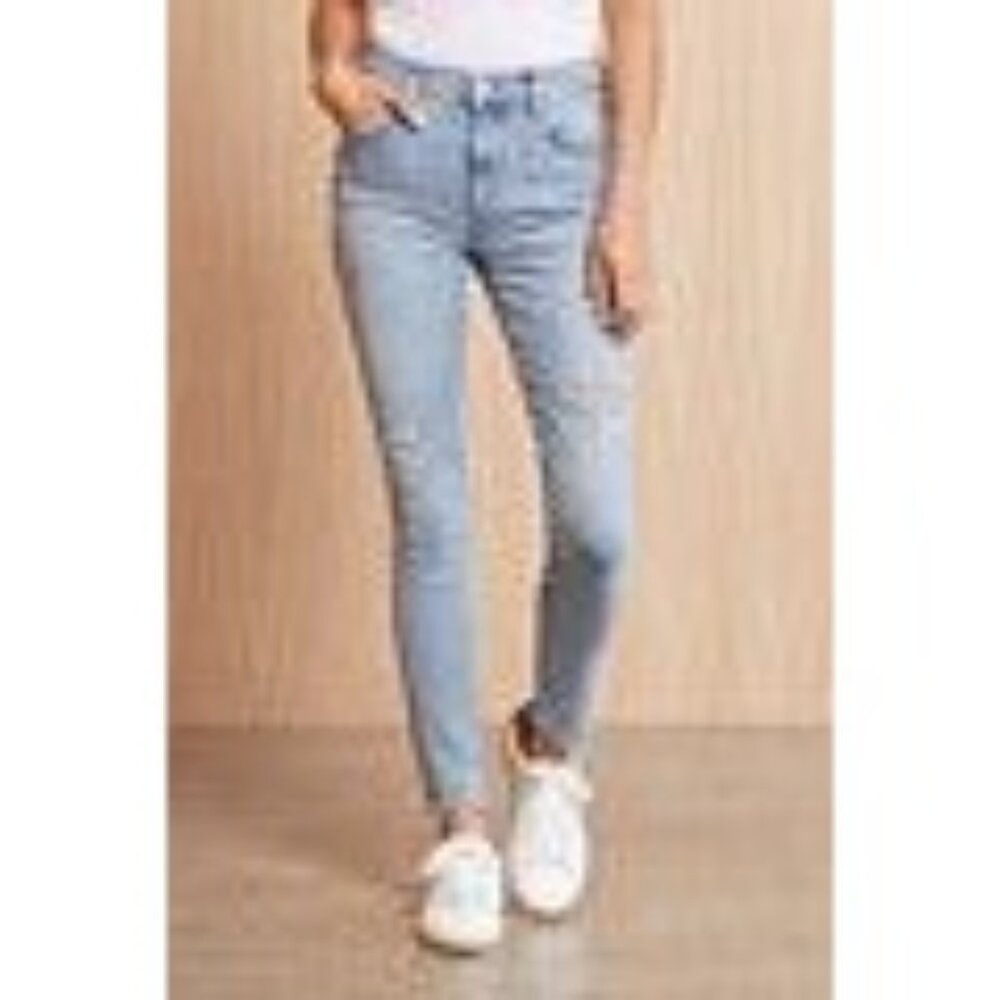 Agolde Sophie Ankle Skinny Women's Denim Jeans Organic Cotton Stretch 27X28 - Picture 2 of 16